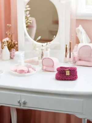 Crochet Fabric Basket