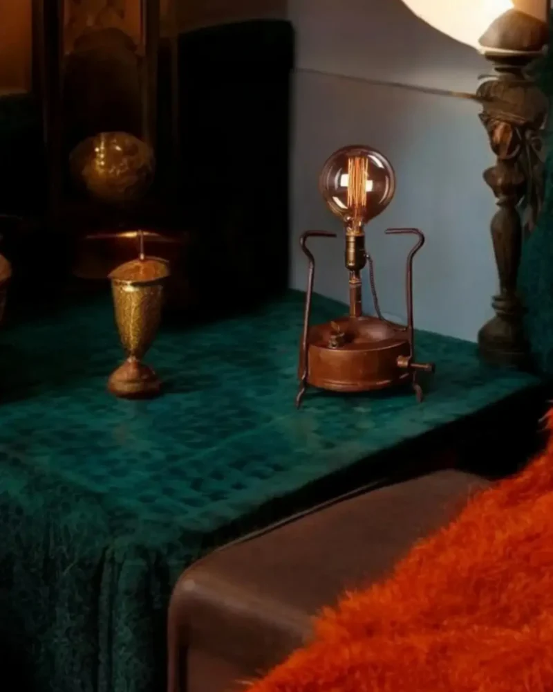Upcycled Gas Lamp