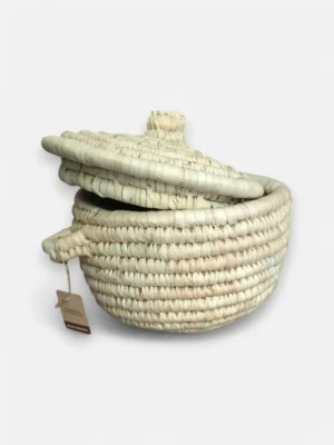 Handwoven Straw Basket
