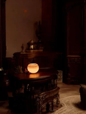 Glowing Alabaster Ball
