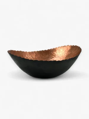 Arched Copper Bowl