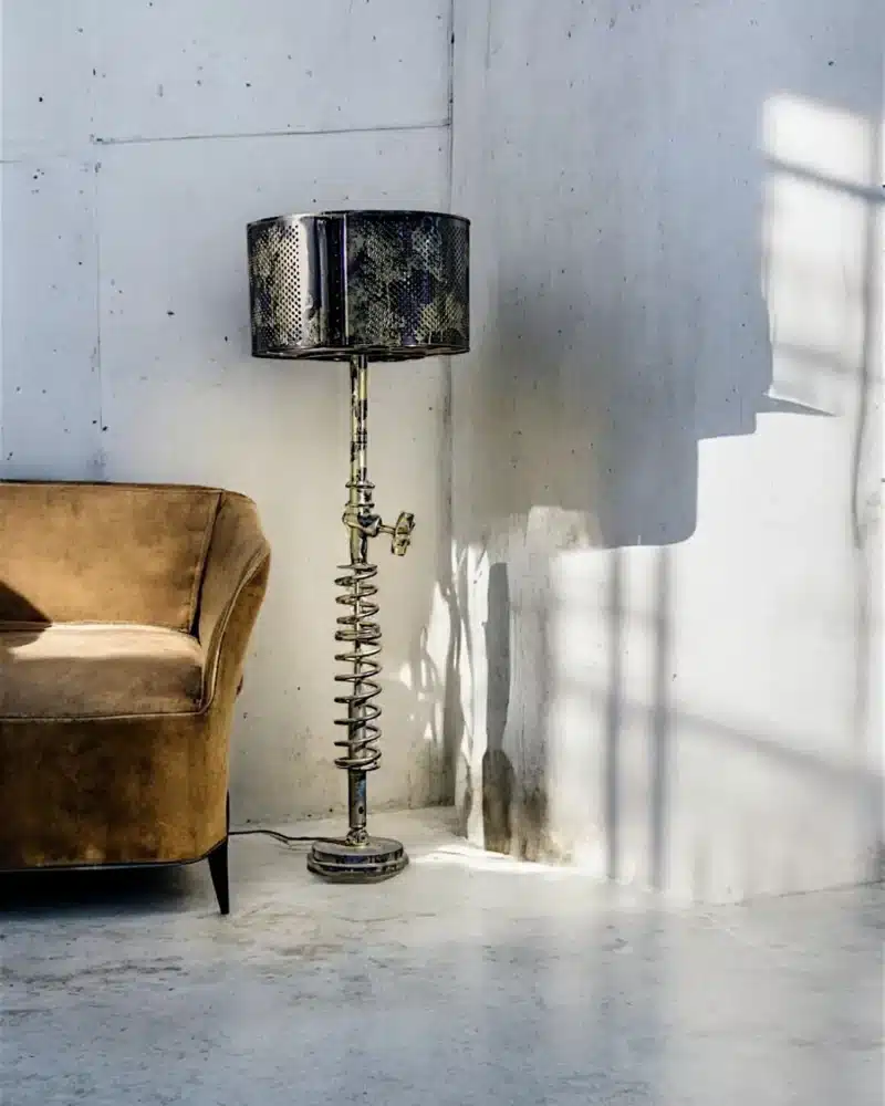 Drum Floor Lamp