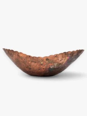 Arched Copper Bowl