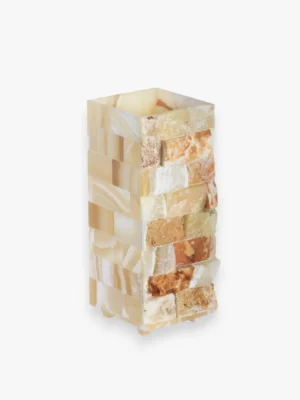 Stacked Alabaster Lamp