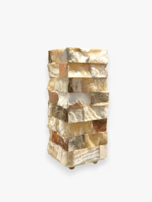 Stacked Alabaster Lamp